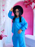 OVERSIZE 2в1 комплект "MISSY" - СИНИЙ